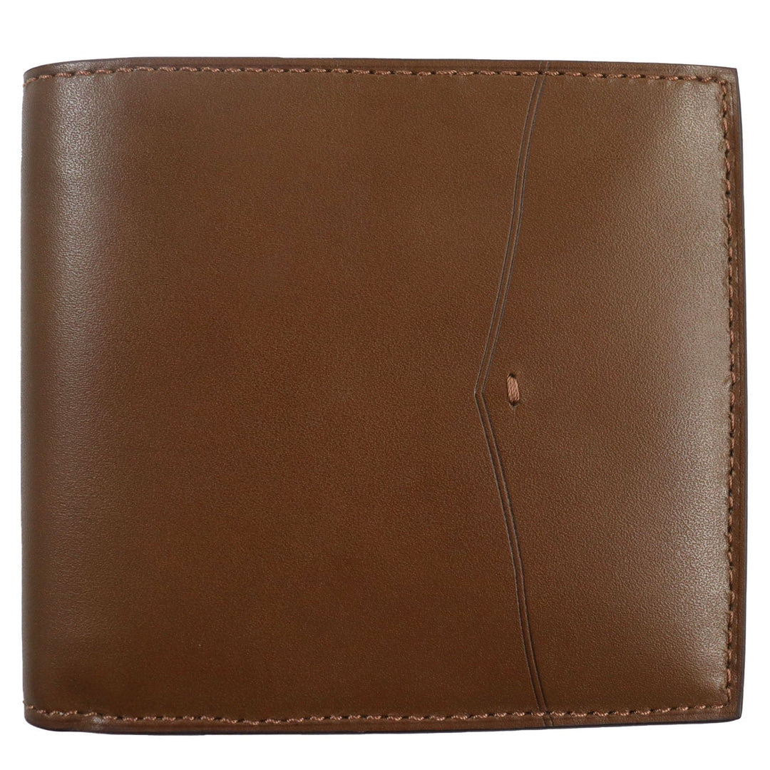 EDWARD GREEN Bifold Wallet Main: Leather Dark Brown, DARK OAK HIP WALLET mens Used Authentic