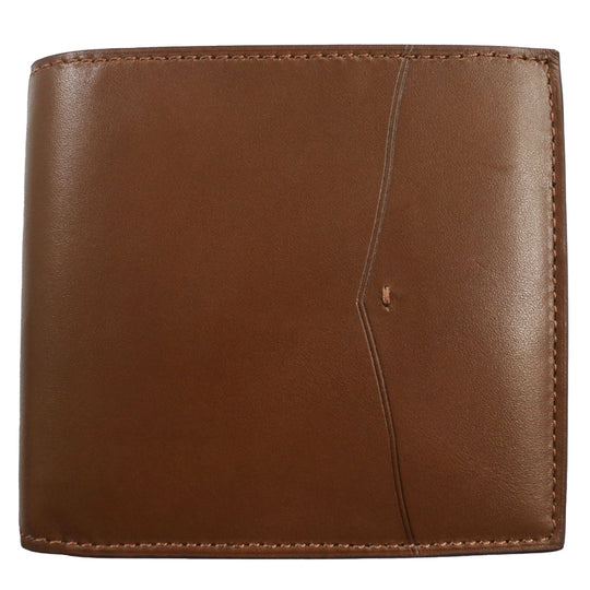EDWARD GREEN Bifold Wallet Main: Leather Dark Brown, DARK OAK HIP WALLET mens Used Authentic