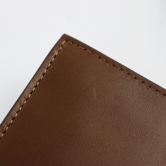 EDWARD GREEN Bifold Wallet Main: Leather Dark Brown, DARK OAK HIP WALLET mens Used Authentic