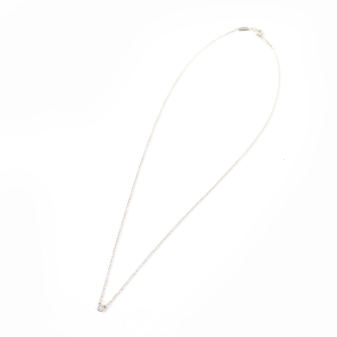 TIFFANY&Co. Necklace Main: AG925, Part: Diamond Silver By the yard El Saperetti Women Used Authentic