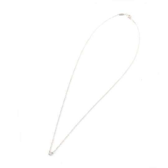 TIFFANY&Co. Necklace Main: AG925, Part: Diamond Silver By the yard El Saperetti Women Used Authentic