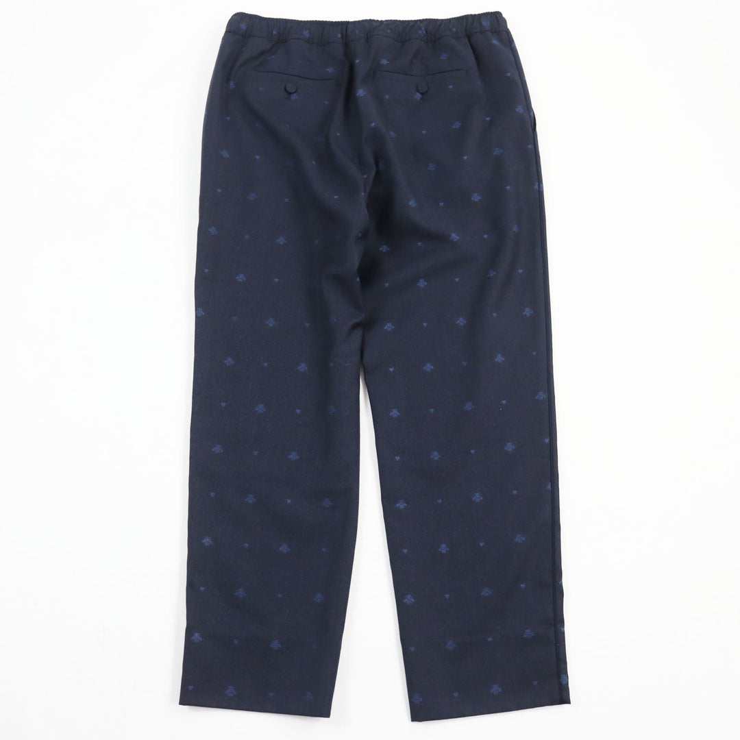 GUCCI Pants 552576 Main: 100% wool, Part: 100% cotton, Part: 100% polyester, Lining: 100% cotton Navy mens 48 Used Authentic