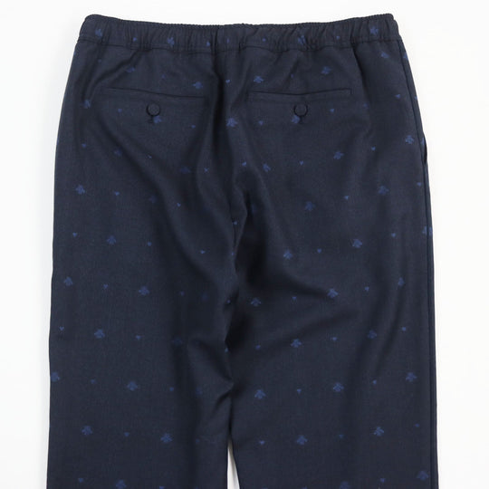 GUCCI Pants 552576 Main: 100% wool, Part: 100% cotton, Part: 100% polyester, Lining: 100% cotton Navy mens 48 Used Authentic