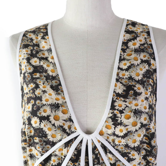 Stella McCartney one piece Main: 100% silk, Part: 100% cotton multicolor Women 40 Used Authentic