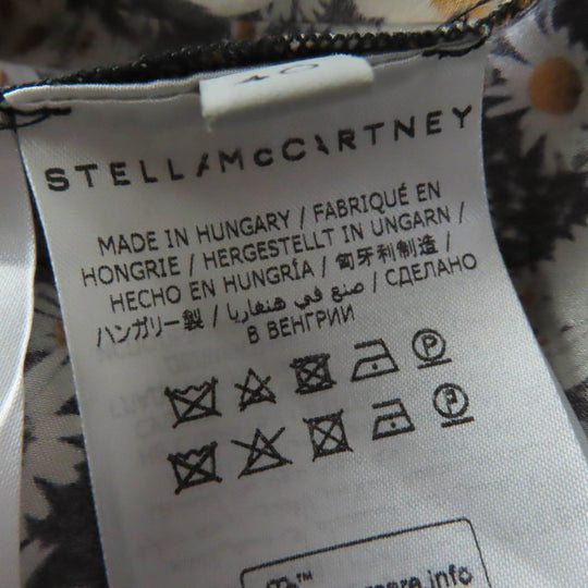 Stella McCartney one piece Main: 100% silk, Part: 100% cotton multicolor Women 40 Used Authentic