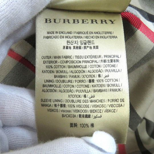 BURBERRY trench coat Outer: 100% cotton, Sleeve lining: 100% viscose (rayon), Liner: 55% cashmere, Liner: 45% wool black Women 36 Used Authentic