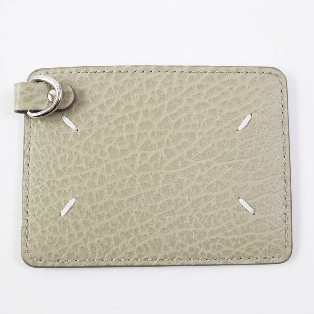 Maison Margiela Card Case S36UA0111 Main: Leather Gurege Women Used Authentic