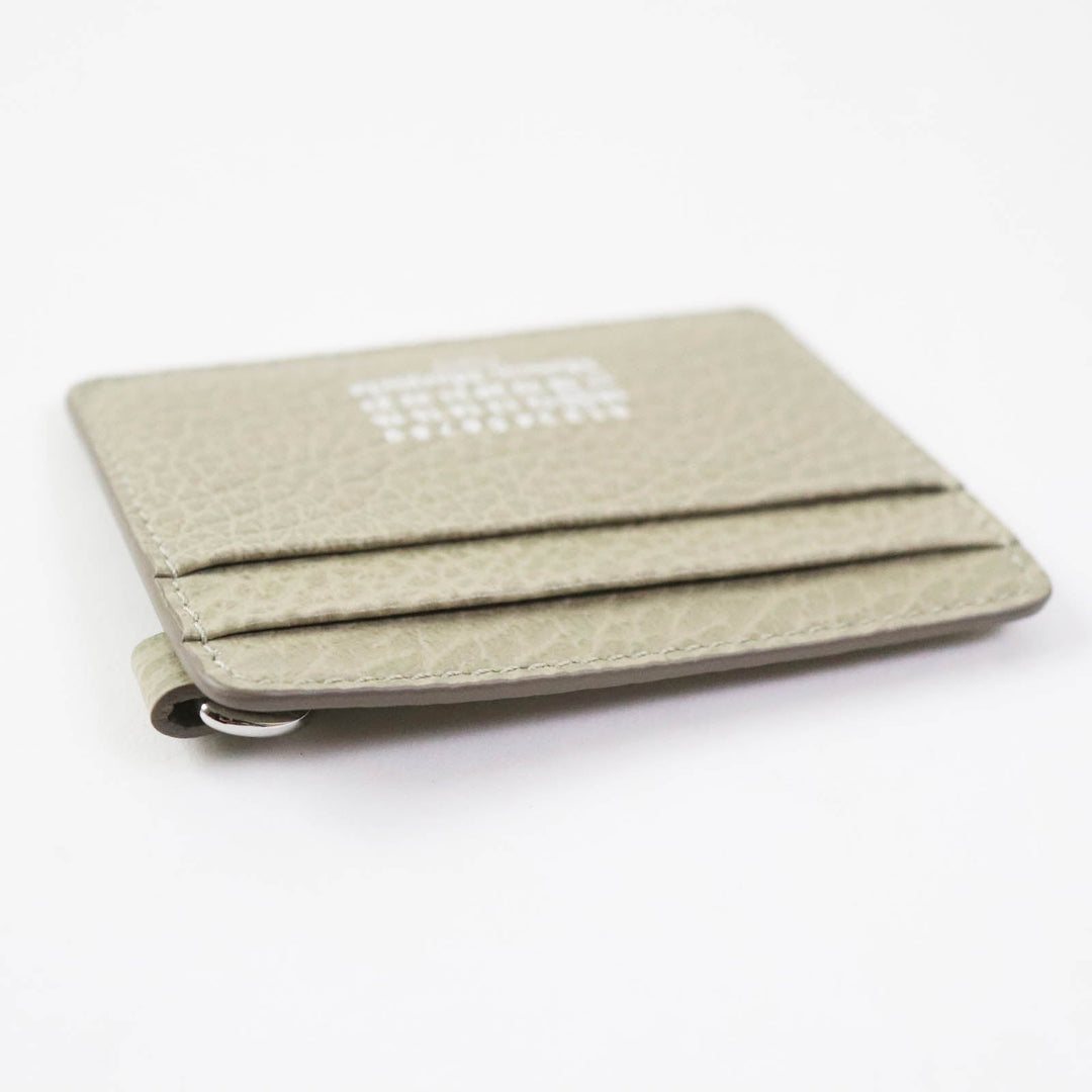 Maison Margiela Card Case S36UA0111 Main: Leather Gurege Women Used Authentic