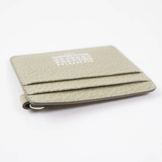 Maison Margiela Card Case S36UA0111 Main: Leather Gurege Women Used Authentic
