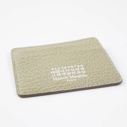 Maison Margiela Card Case S36UA0111 Main: Leather Gurege Women Used Authentic
