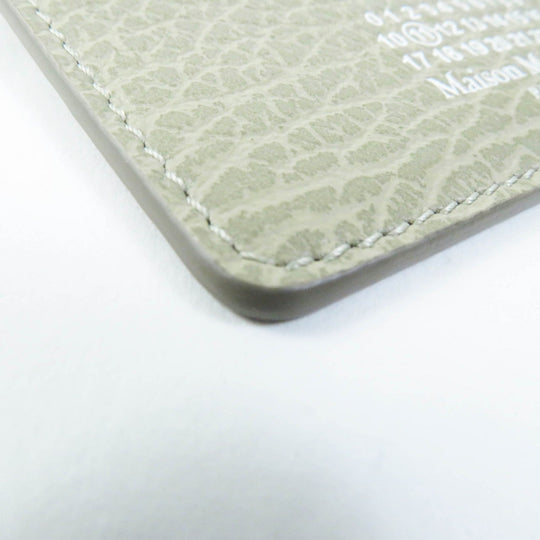 Maison Margiela Card Case S36UA0111 Main: Leather Gurege Women Used Authentic
