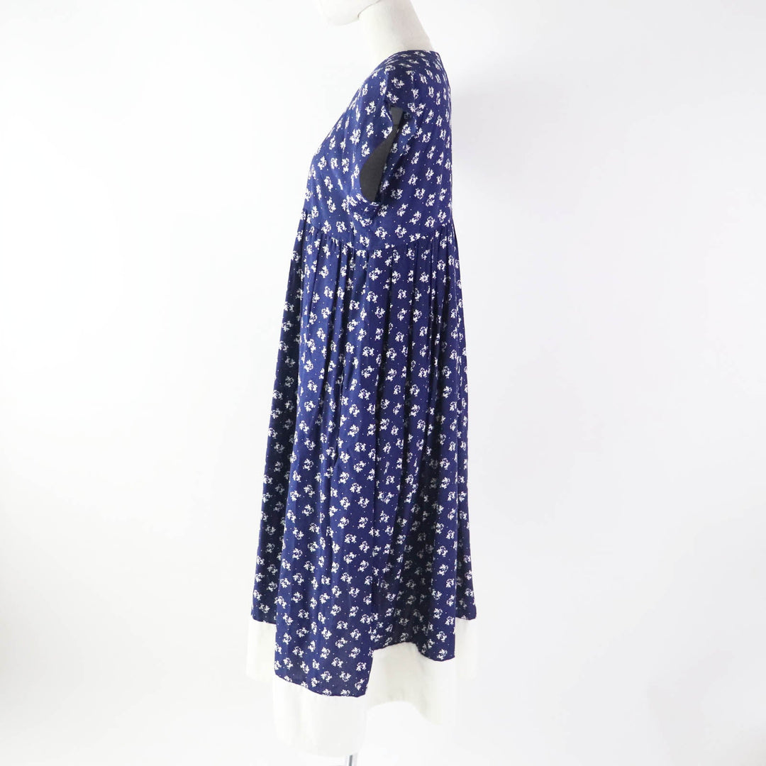 COMME des GARCONS COMME des GARCONS one piece Outer material: 100% rayon, Other material: 100% cotton Blue white Women XS Used Authentic