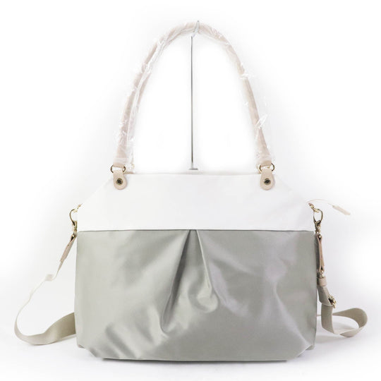russet Shoulder Bag Outer 1: Polyester, nylon, PVC lining Outer 2: Nylon Lining: Cotton Leather: Sheepskin White gray Women Used Authentic