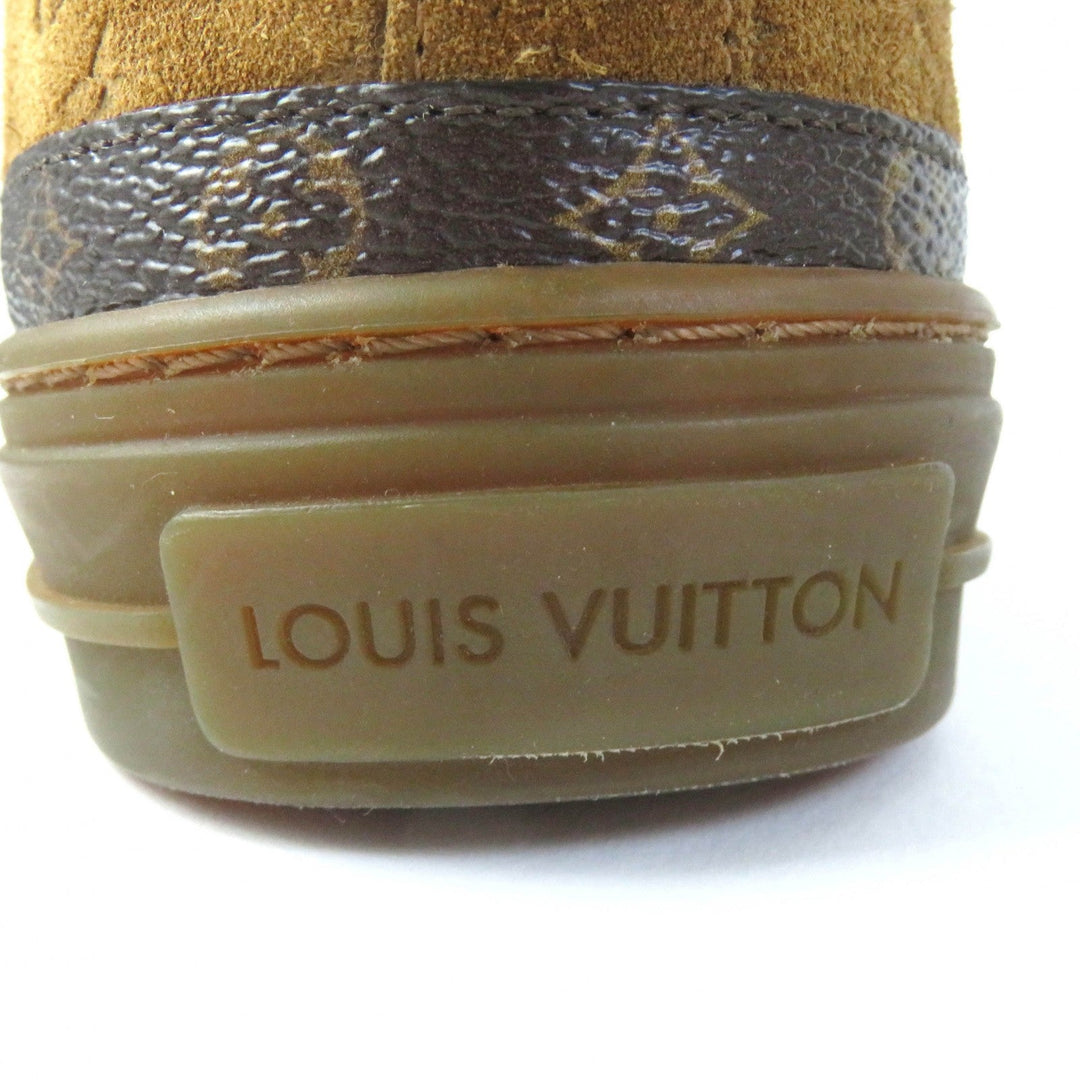 LOUIS VUITTON boots Main: Mouton Camel Snowball line Women 36 Used Authentic