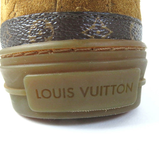 LOUIS VUITTON boots Main: Mouton Camel Snowball line Women 36 Used Authentic