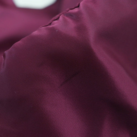 CELINE Blouson 2W15A227R Outer: 100% nylon, Lining: 100% cotton, Filling: 100% polyester, Part: 100% cotton Bordeaux Grey mens 52 Used Authentic