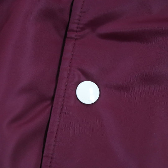 CELINE Blouson 2W15A227R Outer: 100% nylon, Lining: 100% cotton, Filling: 100% polyester, Part: 100% cotton Bordeaux Grey mens 52 Used Authentic