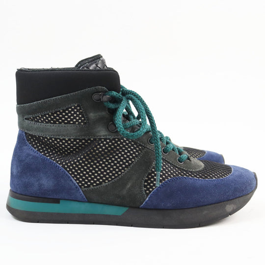 BOTTEGAVENETA High cut sneakers Main: suede leather, part: leather multicolor mens 41 Used Authentic