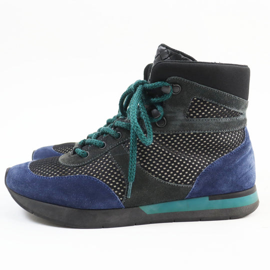 BOTTEGAVENETA High cut sneakers Main: suede leather, part: leather multicolor mens 41 Used Authentic