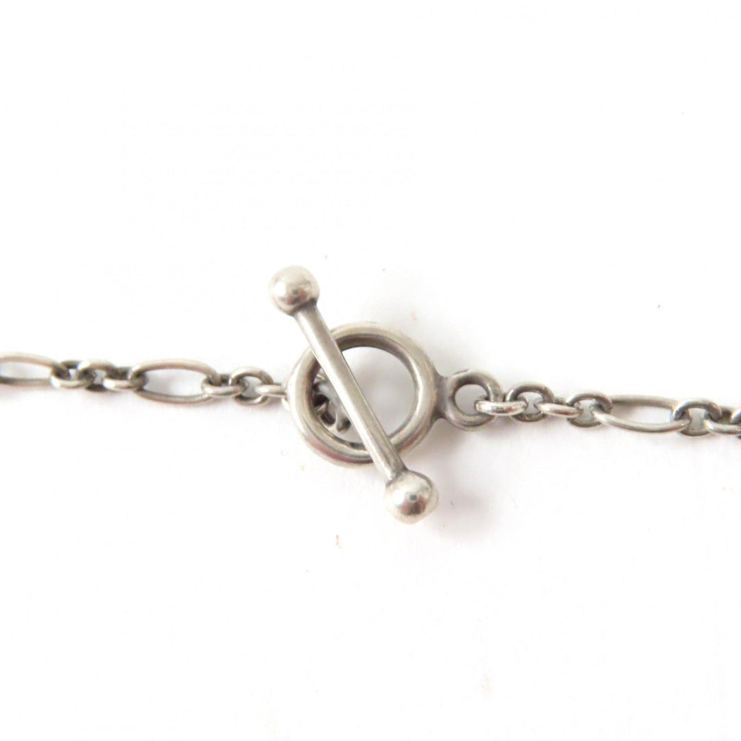 Georg Jensen Necklace Main: AG925, Part: Amber Silver orange 2001 Year Pendant Women Used Authentic