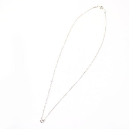 TIFFANY&Co. Necklace Main: AG925, Part: Diamond Silver By the yard El Saperetti Women Used Authentic