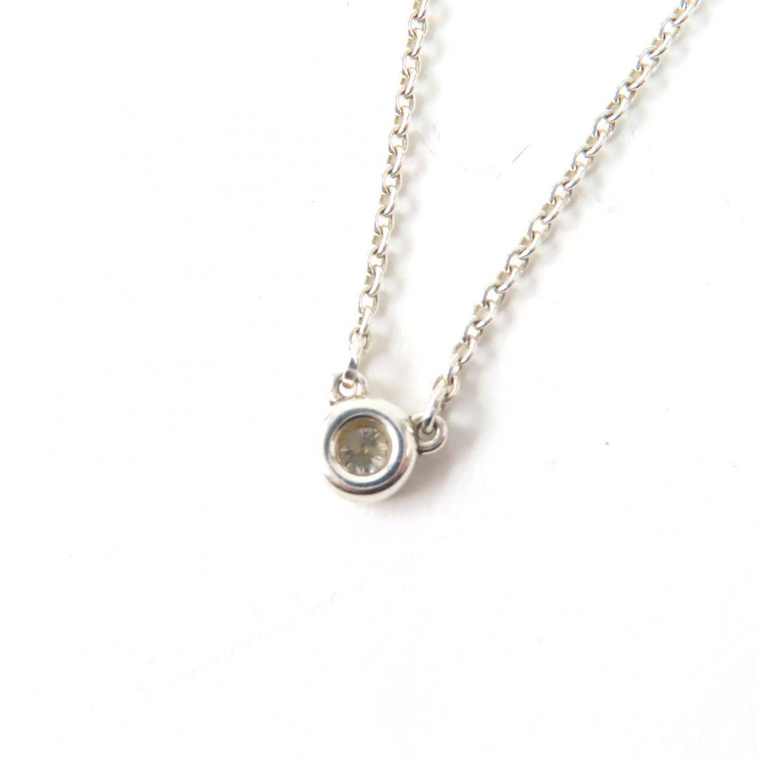TIFFANY&Co. Necklace Main: AG925, Part: Diamond Silver By the yard El Saperetti Women Used Authentic