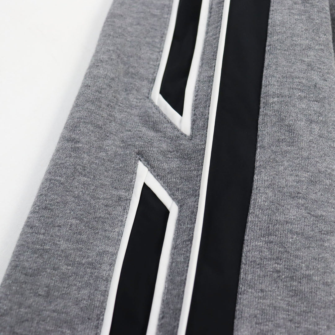 HERMES sweat Main: 100% cotton, part: 90% cotton, part: 10% polyurethane, part: 80% nylon, part: 20% polyurethane gray Run H mens XL Used Authentic