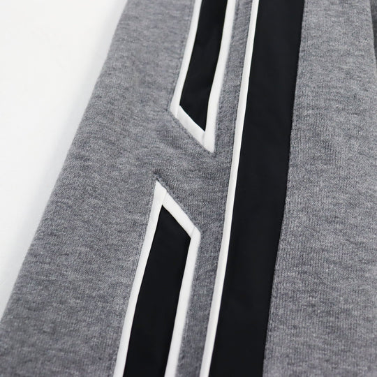 HERMES sweat Main: 100% cotton, part: 90% cotton, part: 10% polyurethane, part: 80% nylon, part: 20% polyurethane gray Run H mens XL Used Authentic