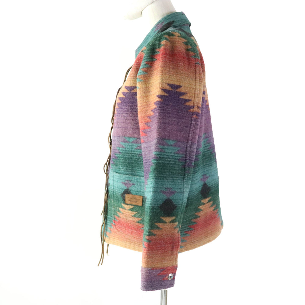 RALPH LAUREN Jacket Main: 93% wool, 7% nylon multicolor Women PS Used Authentic