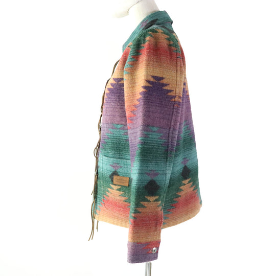RALPH LAUREN Jacket Main: 93% wool, 7% nylon multicolor Women PS Used Authentic