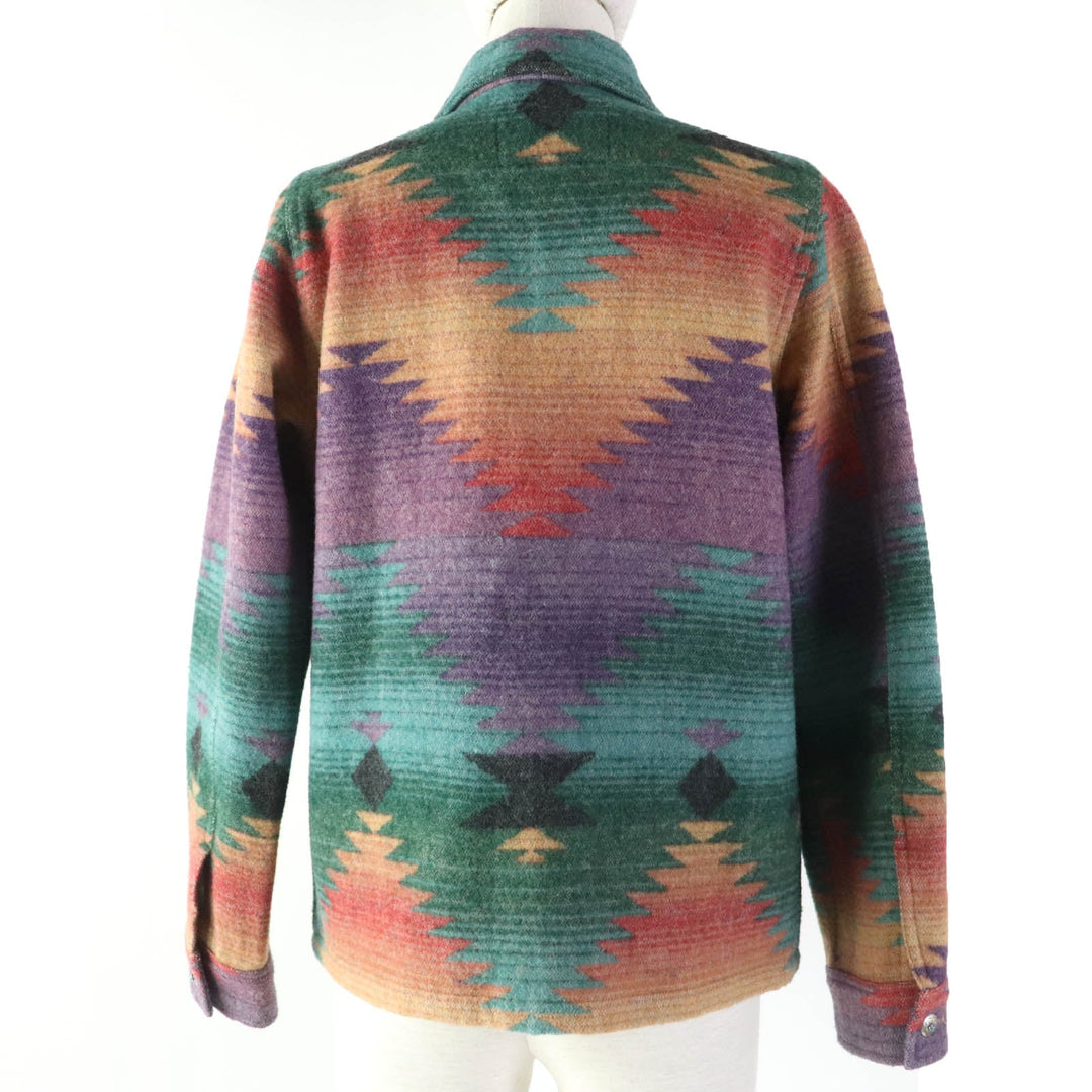 RALPH LAUREN Jacket Main: 93% wool, 7% nylon multicolor Women PS Used Authentic