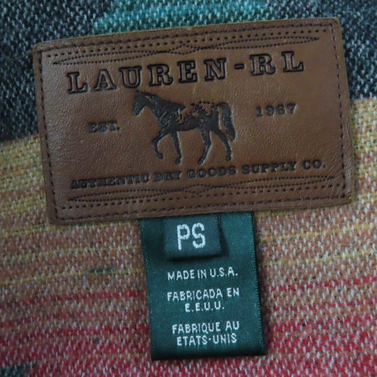 RALPH LAUREN Jacket Main: 93% wool, 7% nylon multicolor Women PS Used Authentic