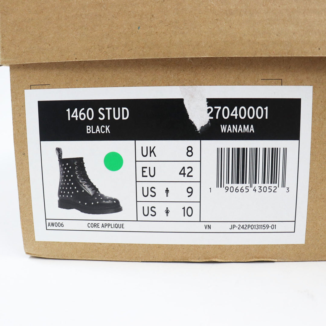 Dr.Martens boots 27040001 Main: Leather black 1460 STUD 1460 STUD mens 8 Used Authentic