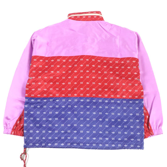 GUCCI Blouson 691429 Main: 100% acetate, Main2: 100% polyester, Main3: 100% nylon, Applique: 65% rayon, 35% cotton, Part: Cowhide multicolor mens 46 Used Authentic