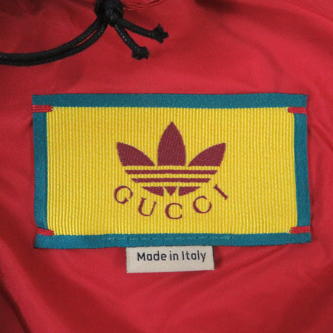 GUCCI Blouson 691429 Main: 100% acetate, Main2: 100% polyester, Main3: 100% nylon, Applique: 65% rayon, 35% cotton, Part: Cowhide multicolor mens 46 Used Authentic