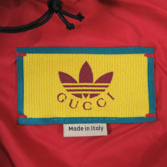 GUCCI Blouson 691429 Main: 100% acetate, Main2: 100% polyester, Main3: 100% nylon, Applique: 65% rayon, 35% cotton, Part: Cowhide multicolor mens 46 Used Authentic