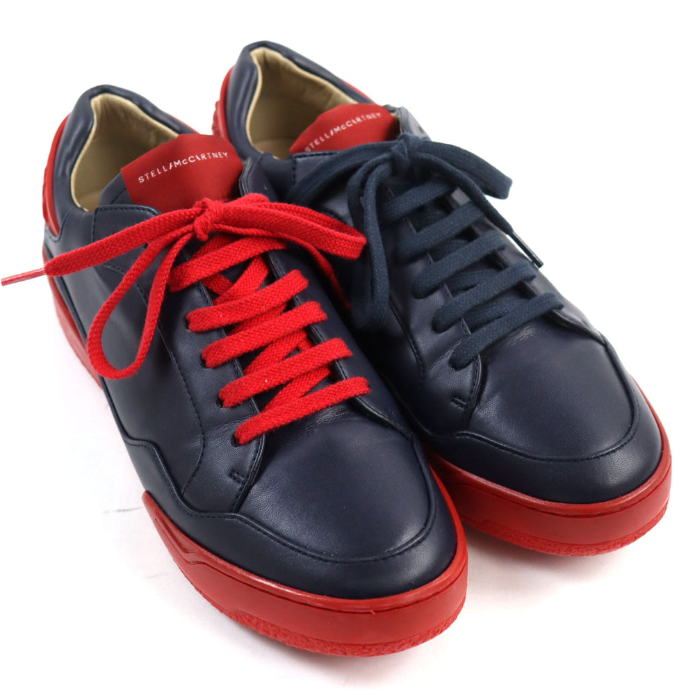 Stella McCartney sneakers 484271 Main: Leather Navy red mens 41 Used Authentic
