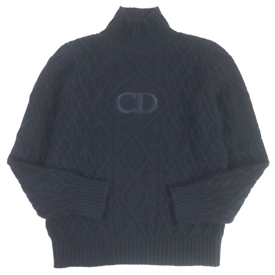 Dior HOMME sweater 113M616AT183 Main: 100% cashmere Navy mens M Used Authentic
