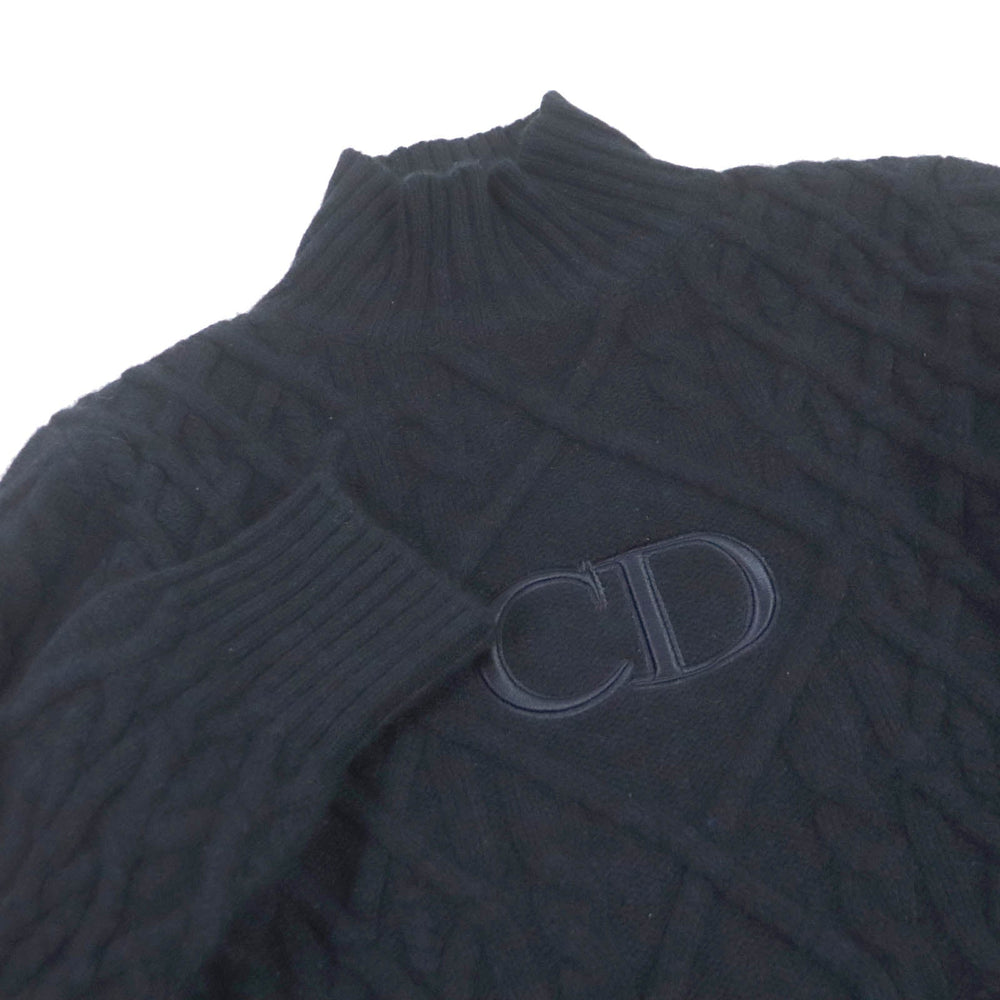 Dior HOMME sweater 113M616AT183 Main: 100% cashmere Navy mens M Used Authentic
