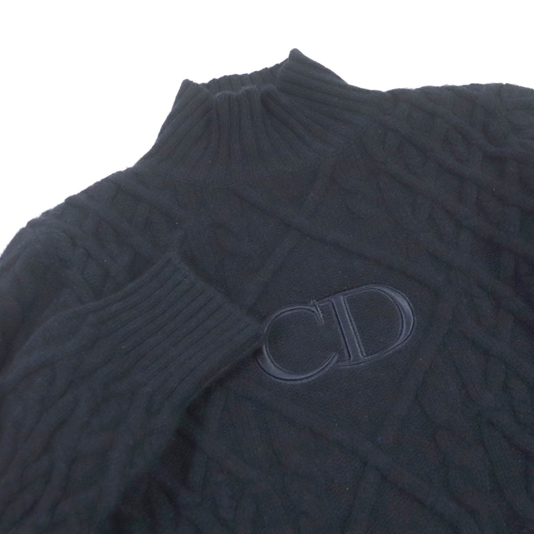 Dior HOMME sweater 113M616AT183 Main: 100% cashmere Navy mens M Used Authentic