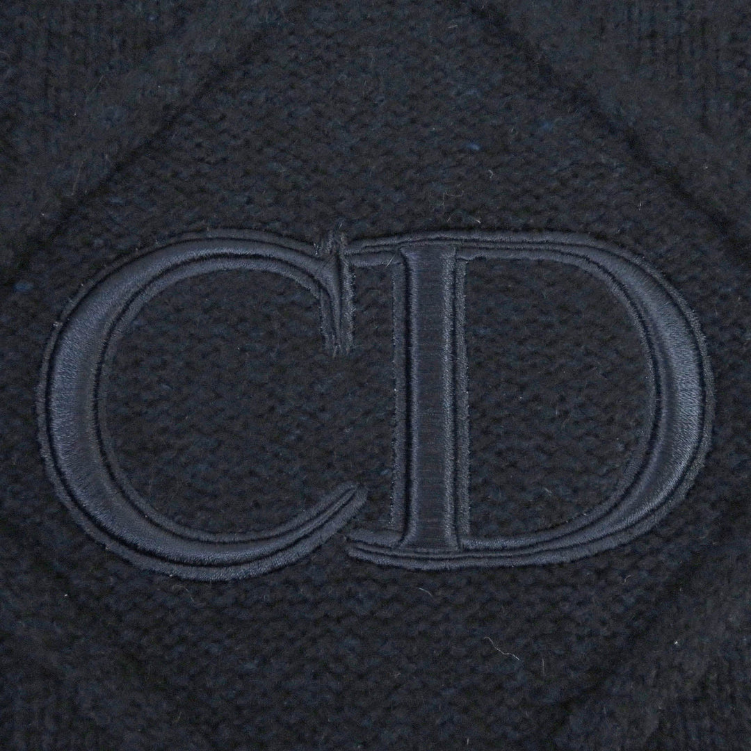 Dior HOMME sweater 113M616AT183 Main: 100% cashmere Navy mens M Used Authentic