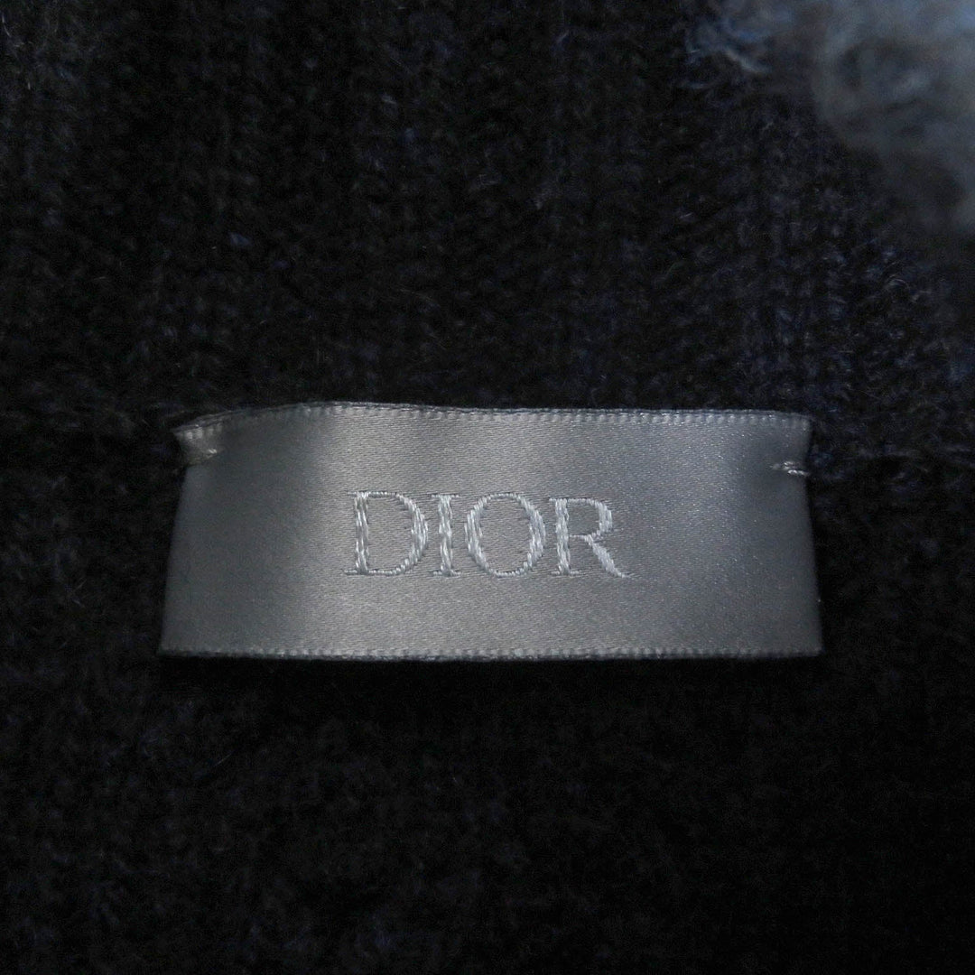 Dior HOMME sweater 113M616AT183 Main: 100% cashmere Navy mens M Used Authentic