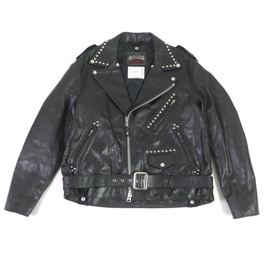 Sacai Riders jacket 22-02876M Main: Leather, Filling/Lining 1: 100% Polyester, Lining 2: 100% Cotton black mens 3 Used Authentic