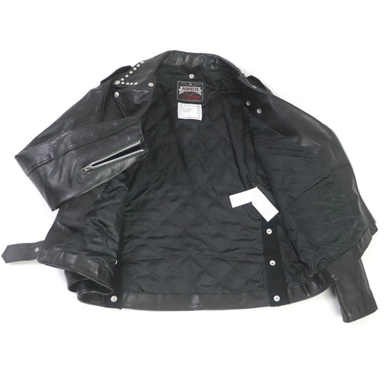 Sacai Riders jacket 22-02876M Main: Leather, Filling/Lining 1: 100% Polyester, Lining 2: 100% Cotton black mens 3 Used Authentic