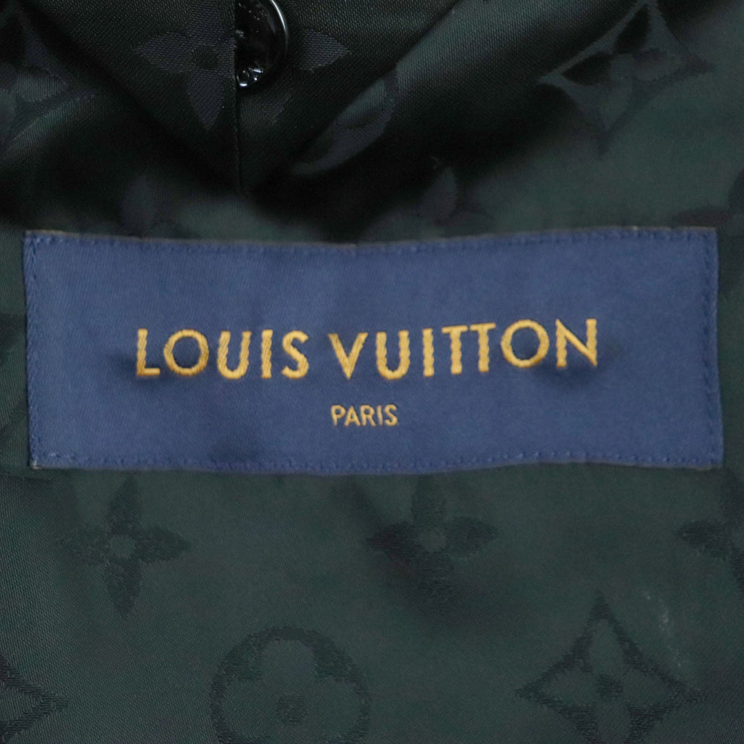LOUIS VUITTON Chester coat Main: 65% wool, Main: 35% polyester, Lining: 30% cupra, Lining: 27% acetate, Lining: 24% rayon, : 19% cotton Pink multi mens 48 Used Authentic