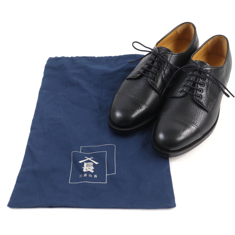 Sanyou Yamachou Leather shoes Q7412 843 Main: Leather black KENJIRO Kenjiro mens 7 Used Authentic