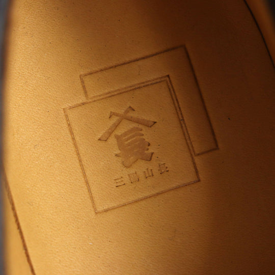 Sanyou Yamachou Leather shoes Q7412 843 Main: Leather black KENJIRO Kenjiro mens 7 Used Authentic