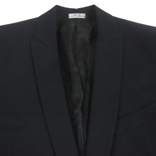 DOLCE&GABBANA tailored jacket Outer: 100% cotton, Lining: 100% viscose (rayon) black MARTINI mens 44 Used Authentic
