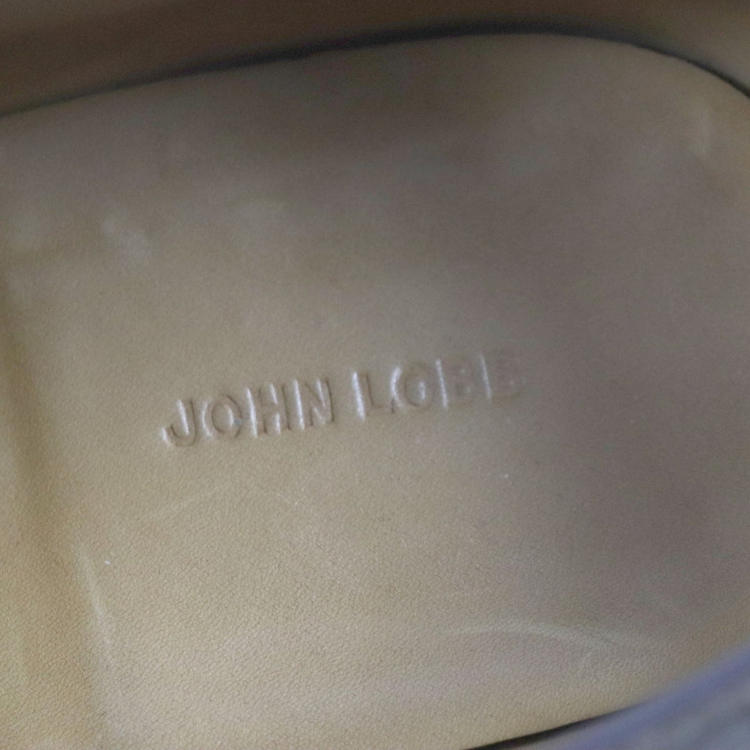 John Lobb Dress shoes Main: Suede leather Dark brown WILLIAM mens 8 Used Authentic