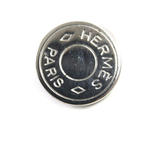 HERMES cuffs metal Silver BIJOUTERIE FANTAISIE mens Used Authentic
